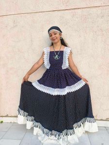 Vintage Polka Dot Dress and Skirt