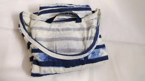 Blue Dye Model Top
