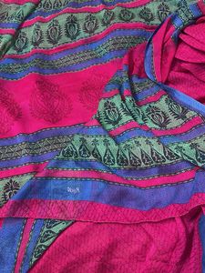 Elegant Striped Saree