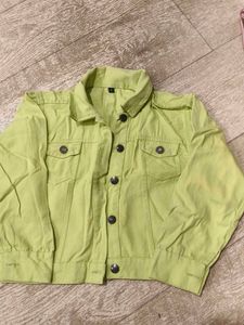 Green Denim Jacket