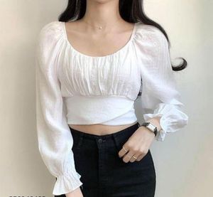 Chic White Tie-Back Top