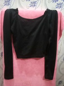 Black Crop Top