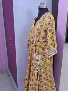 Floral Print Kurta
