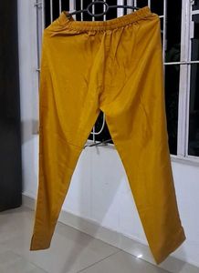 mustard kurti set