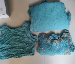 Aqua Kurta Set