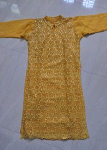 Yellow Lace Kurti 💛 ✨️