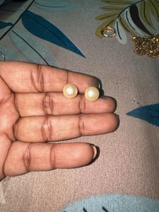Pearl Stud Earrings