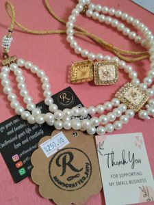 Elegant Pearl Jewelry Set