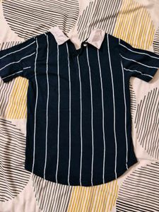 Neavy Blue Stripped Top