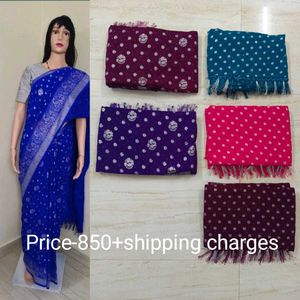 Elegant Indian Sarees - Set of Six