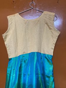 New Teal Blue Anarkali
