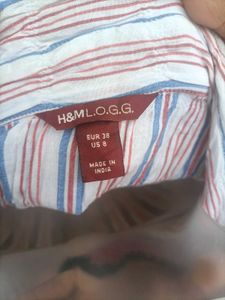 H&amp;M Striped Long Sleeve Top