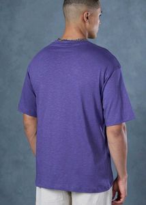 Men&#39;s Skipper Blue Oversized T-shirt