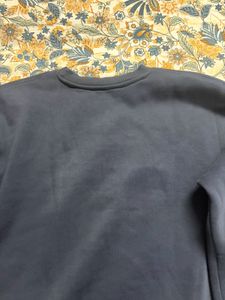 Navy Blue Graphic Sweatshirt