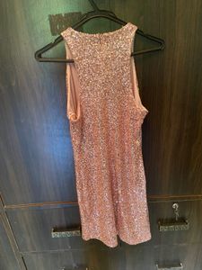 Pink Sequins Dress