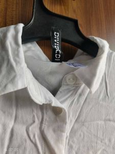 White Button-Up Shirt