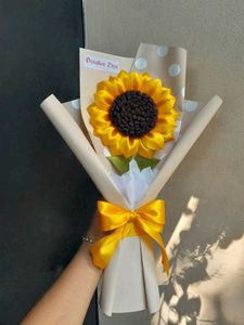 Sunflower Keychain