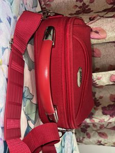 ALFA Maroon Vanity Box For Womens