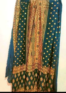 Beautiful Green Printed Dupatta