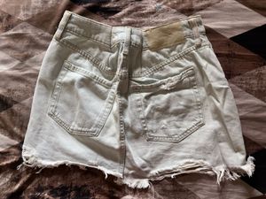 H&amp;M Ripped Denim Skirt