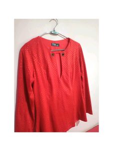 Stylish Red Party Wear Top for Women