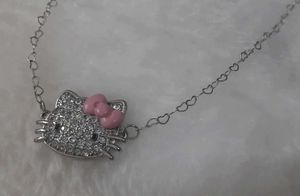 Authentic Sanrio Hello Kitty Crystal Y2k Necklace