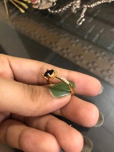 Princess Stone Gold Ring (New Packed)