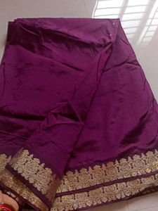 Elegant Purple Saree