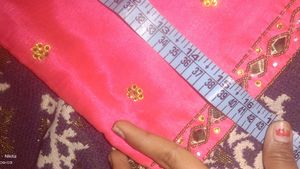 Embroidered Hot Pink Blouse