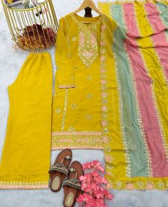 Elegant Yellow Kurta Set