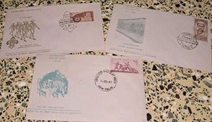 3 1960s Vintage Indian FirstDayCovers FDC : SET2