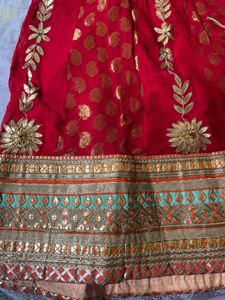 Gota Work Lehenga N Dupatta