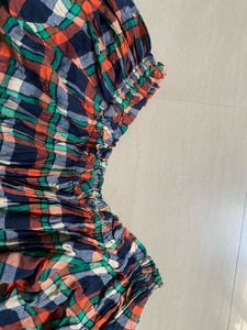 Checkered Top | used once