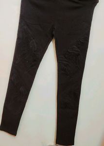 Black ⚫ Designer Pant For Girl 26 Waist