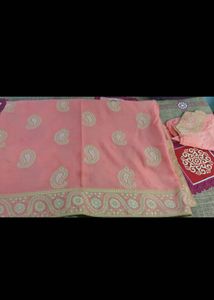 Thread Work Silk Suit