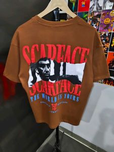 CROWN SCARFACE UNISEX OVERSIZE TEE 😎❤️‍🔥