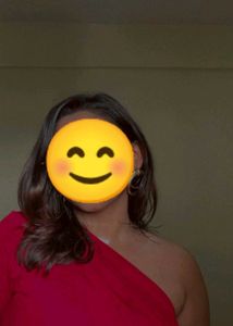 Red One-Shoulder Dress