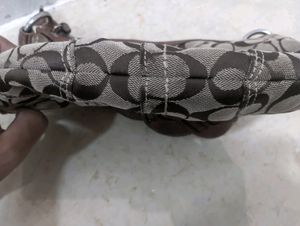 Vinatge Y2k Coach Signature Braided Hobo Bag