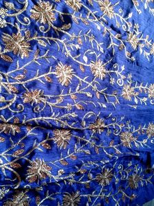 Beautiful Blue Lehenga Skirt With Duppatta....