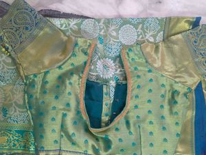 Green Banarasi Silk Saree