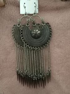 Metal Oxidised Beautiful Earing