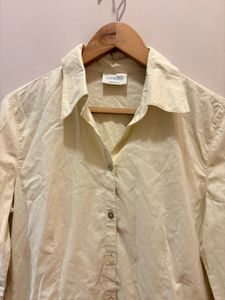 Beautiful Cream Button-Up Shirt
