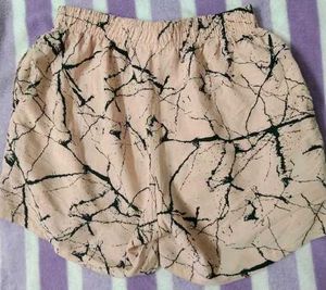 Abstract Print Shorts