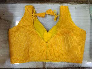 Elegant Yellow striped Blouse