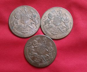 Hyderabad Rare Old Token Coins 1835