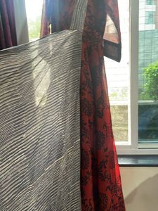 Chiffon Printed Gown