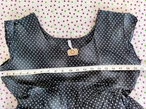 Xl - Xxl Black Denim Dress