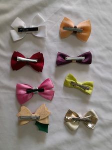 8 Pair Of Hair Clips For Girls