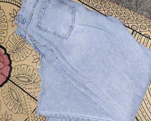 Light Blue Wide Leg Jeans