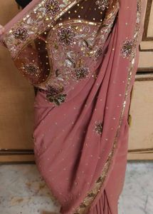 aari tari  work 💯  Saree available  need dryclean